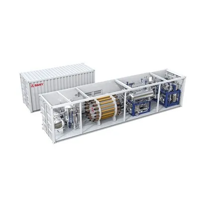 Thiết bị sản xuất hydro điện phân kiềm gắn trên ván trượt